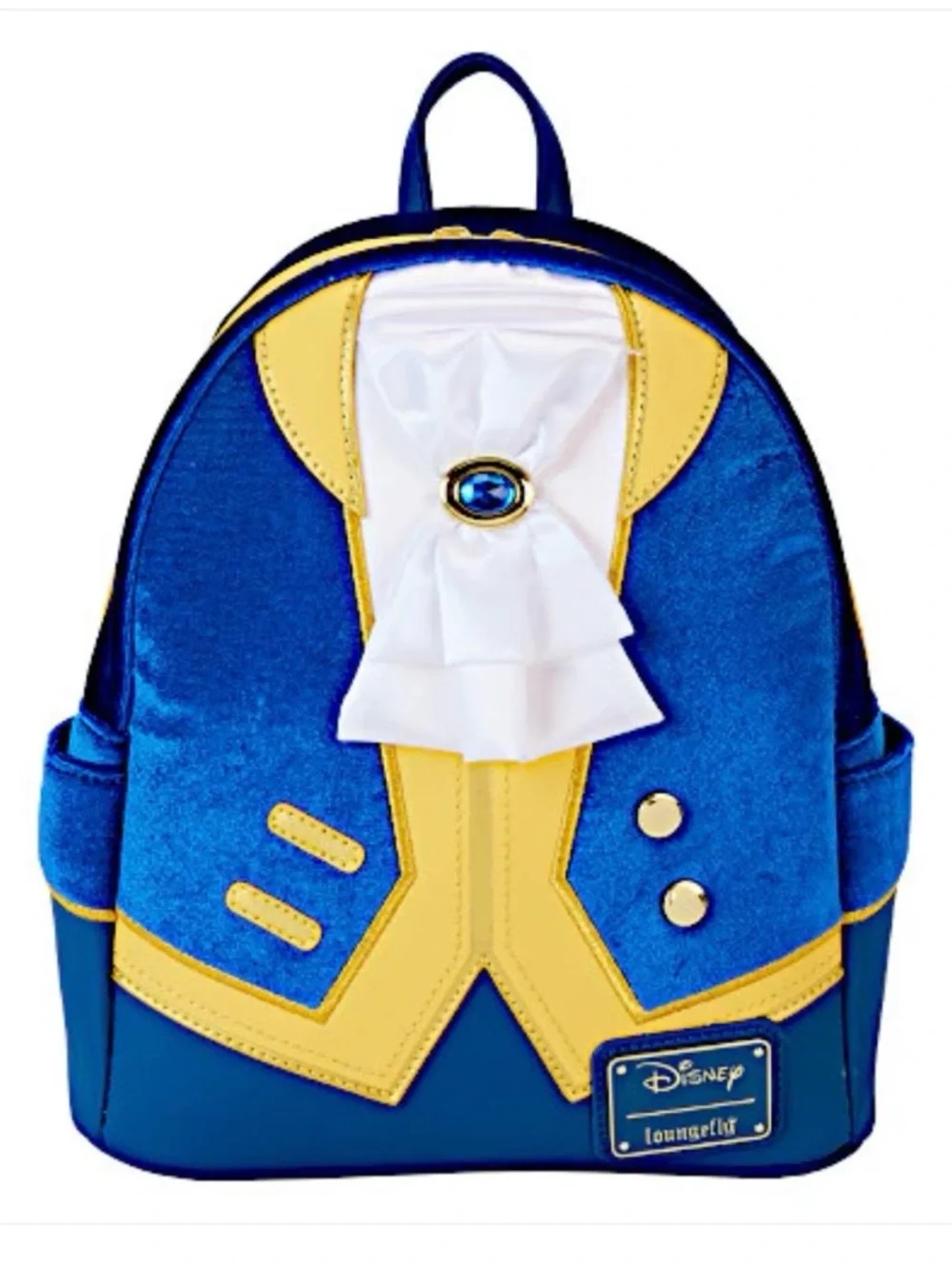 NWT Loungefly Disney Beauty And The Beast Velour Cosplay Mini Backpack RARE - Picture 1 of 8